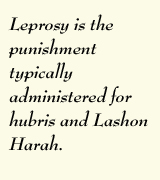 Leprosy as Punishment