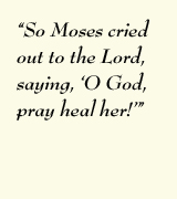 Moses Cried Out to the Lord