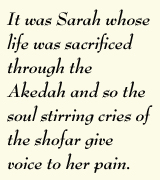 Sarah and the Akedah