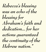 Rebecca's Blessing
